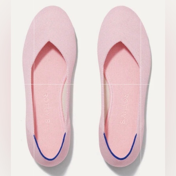 Rothy's Shoes - Rothys The Flat in Blush Pink w Tortoise Soles
